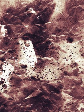 Nokta ile kağıt ve sprey yaşlı buruşuk