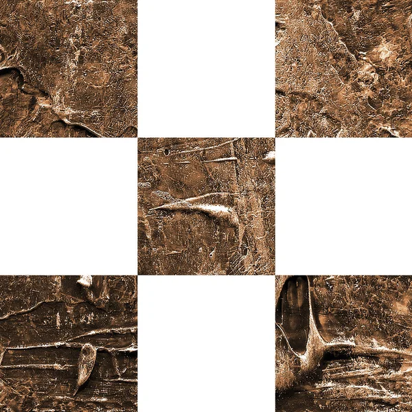Grunge texturou abstraktní kostkovaný vzor bezešvé — Stock fotografie