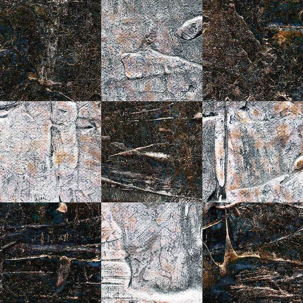 Grunge textura abstracta a cuadros patrón sin costuras — Foto de Stock