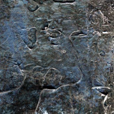 Eski gri boyalı akrilik veya yağlı boya doku arka plan