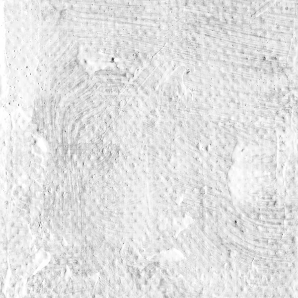 Pomalowane na biało teksturowanej tło z pociągnięcia pędzlem — Zdjęcie stockowe