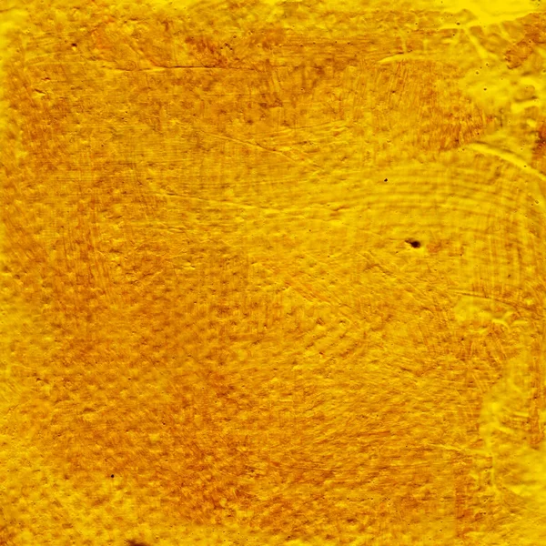 Abstract yellow orange acrylic hand paint background. — Stock Photo, Image