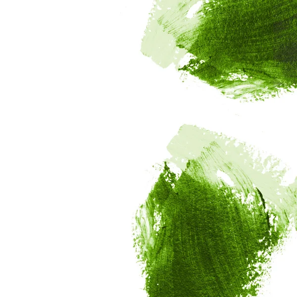 초록 빛 녹색 아크릴 손 페인트 배경. — 스톡 사진