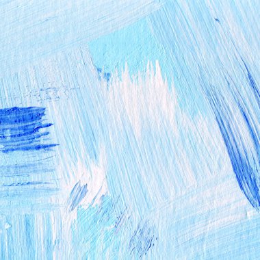 Arka plan mavi akrilik resim ayrıntı.