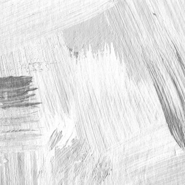 Fırça darbeleri ile dokulu arka plan beyaz boyalı