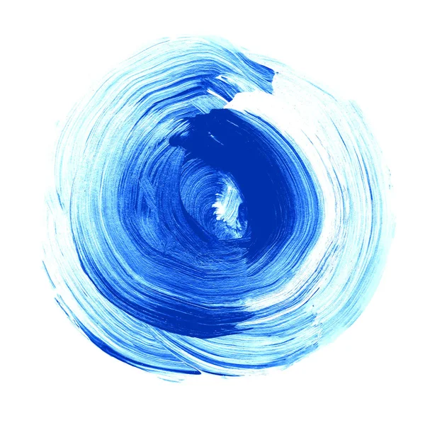 Daire akrilik ve arka plan boyalı suluboya soyut.