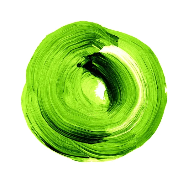 Daire akrilik ve arka plan boyalı suluboya soyut.