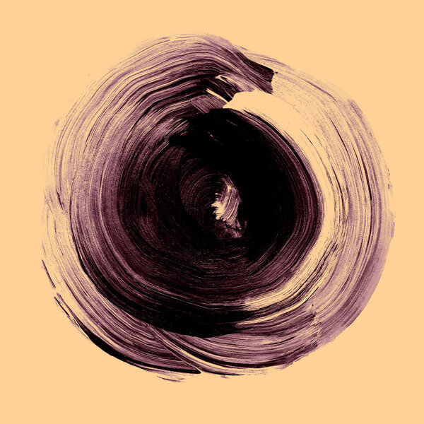 Абстрактный круг акриловых и акварельных красок фона
.