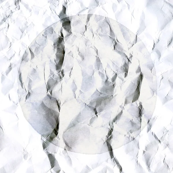 구겨진된 흰 종이 시트의 추상 흰색 배경 — 스톡 사진