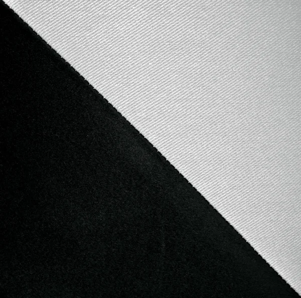 Grå och svart naturliga linne tyg textur bakgrund. — Stockfoto