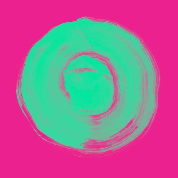 Абстрактный круг акриловых и акварельных красок фона . — стоковое фото