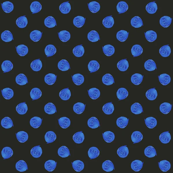 푸른 파스텔 폴카 점 섬유없는 무늬, 아크릴처럼 생긴 점선 배경. — 스톡 사진