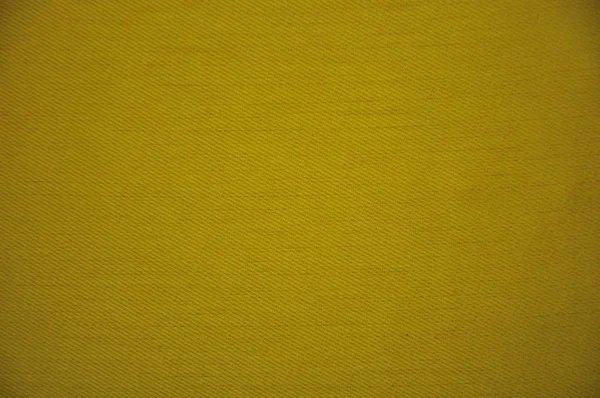 黄色の天然リネン生地のテクスチャの背景 グリッドパターンキャンバスのテクスチャ — ストック写真