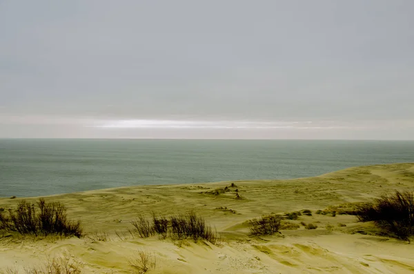 Kışın Curonian lagoon