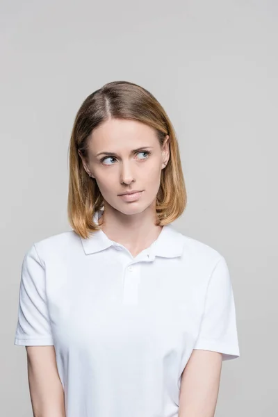 Attractive thoughtful woman — Stock Photo