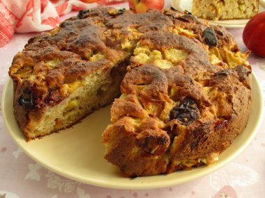 Meyveli peynirli kek 