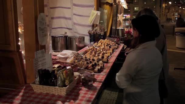 Boże Narodzenie Europejski, Budapeszt — Wideo stockowe