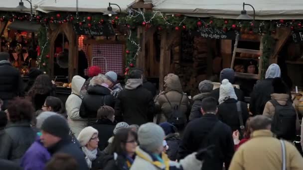 Európai karácsonyi, Budapest — Stock videók