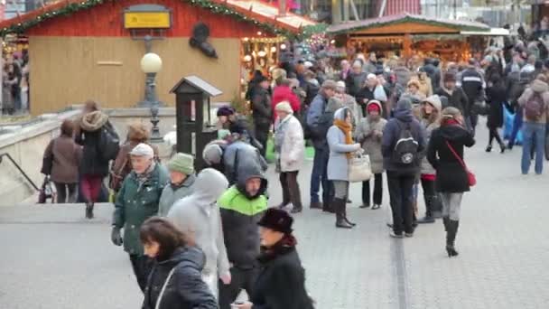 Boże Narodzenie Europejski, Budapeszt — Wideo stockowe