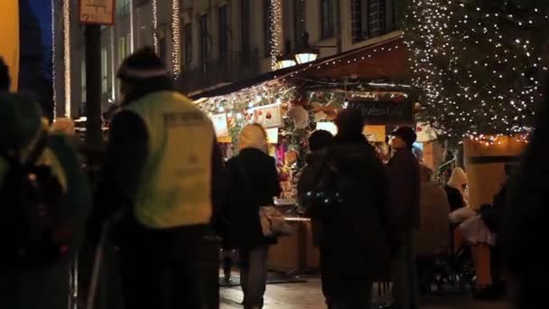 Boże Narodzenie Europejski, Budapeszt — Wideo stockowe