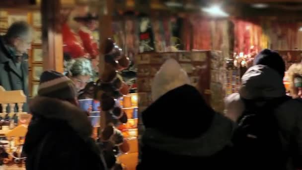 European Christmas, Budapest — Stock Video