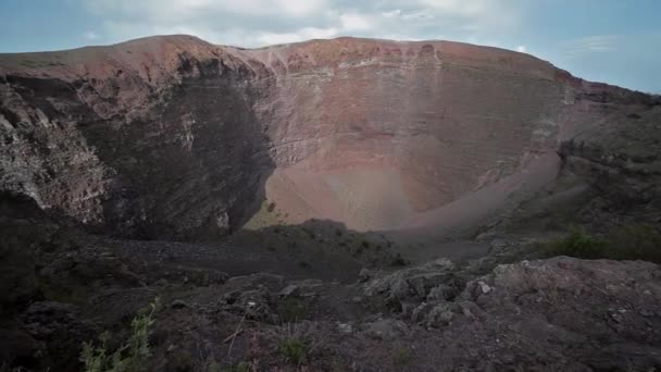 De vulkaan Vesuvius, Italië — Stockvideo