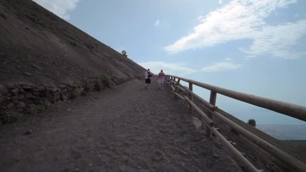 Il vulcano Vesuvio, Italia — Video Stock