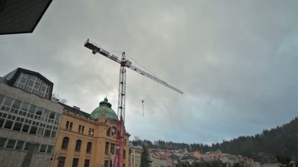 Karlovy Vary-i este város — Stock videók