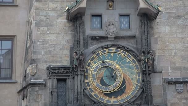 Astronomical Clock Orloj — Stock Video