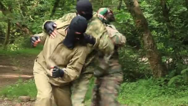 Combat Special Forces training — Stock Video