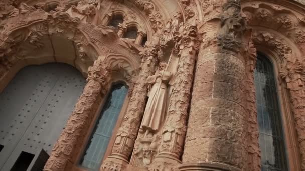 Templom Barcelona Tibidabo — Stock videók