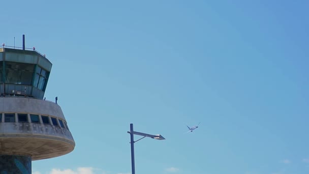 Übersicht über den Flughafen Barcelona — Stockvideo