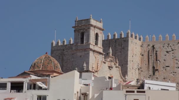 Zamek w Peñíscola — Wideo stockowe