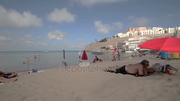 Castelo de Peniscola — Vídeo de Stock