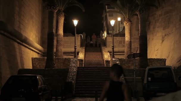 Замок Пенискола — стоковое видео