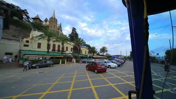 Amusement park Tibidabo — Stock video