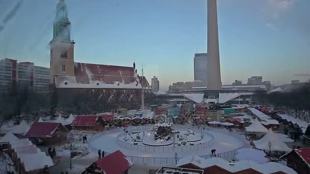 Boże Narodzenie Europejskiej, Berlin — Wideo stockowe