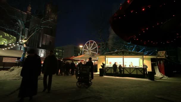 Navidad europea, Berlín — Vídeos de Stock