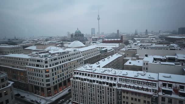 Europeiska jul, Berlin — Stockvideo