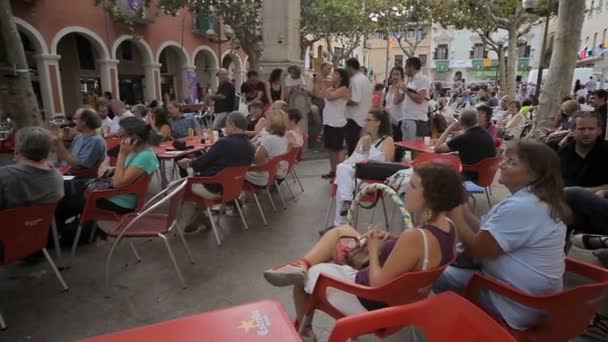 Festival annual Vilafranca del Penedes — Stock video
