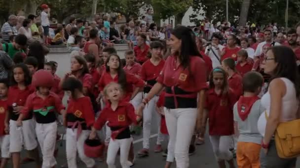 Festival annuale Vilafranca del Penedes — Video Stock