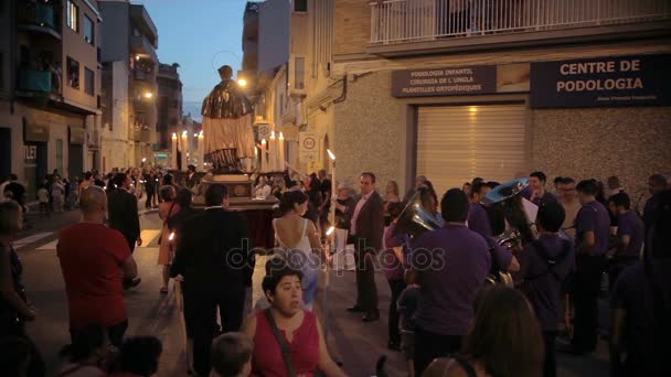 Festival anual Vilafranca del Penedes — Vídeo de Stock