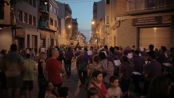 Festival anual Vilafranca del Penedes — Vídeos de Stock