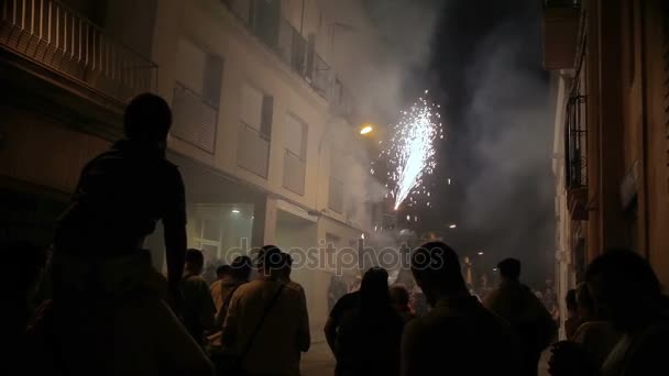 Festival anual Vilafranca del Penedes — Vídeo de Stock