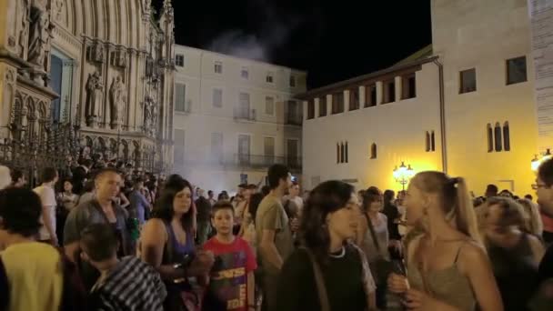 Festival annual Vilafranca del Penedes — Stockvideo