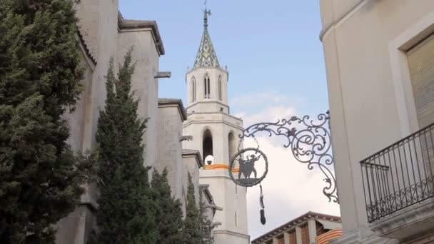 Festival annual Vilafranca del Penedes — Stock Video