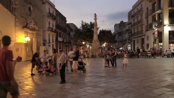Festival annual Vilafranca del Penedes — стокове відео