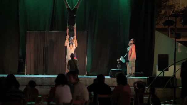 Festival annual Vilafranca del Penedes — Stok video