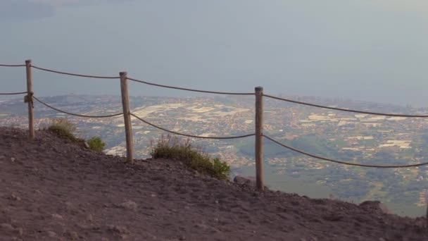 El volcán Vesubio, Italia — Vídeo de stock