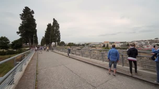 Ερείπια του Herculaneum, Ιταλία — Αρχείο Βίντεο